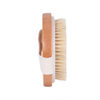 Wholesale Natural Round Shape Boar Bristle Body Brush Exfoliating Wood Bath Brush Made of Bamboo for Shower Massage