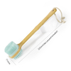 Double Sided Long Handle Silicone Bath Body Brush Shower Rubbing Spa Massage Tool Skin Exfoliating Brush Back Scrubber