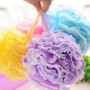 75g Large Body Scrub Exfoliating Shower Sponge Loofahs XL Bath Poof with Mesh Wash Puff Ball Type Bathing Loofas