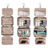 Large Capacity Travel Women Toiletry Bag Waterproof Hanging Mesh Cosmetic Makeup Bag With Compartments