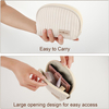 2024 Stock High Quality Quilting Thread Embroidery Travel Makeup Cosmetic Case Cosmetic Bag Portable Artist Storage Bag