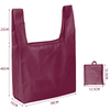 Heavy Duty Expandable Grocery Tote Bag Foldable Reusable Bolsas Compra Plegable 190t Polyester Foldable Grocery Shopping Bag