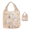 Custom Made Fashion Design Eco Ripstop Grocery Carry Packaging Foldable Reusable Nylon Fabric Shopping Bag with Logo