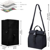 Custom Roll Top Closure Washable Kids School Food Storage Bags Reusable Women Men Work Insulated Tote Waxed Canvas Lunch Bag