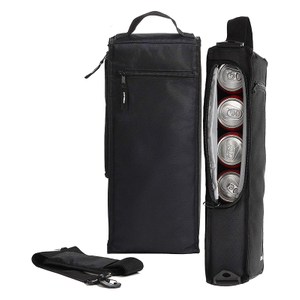 Golf Cooler Bag - Soft Sided Insulated Cooler Holds a 6 Pack of Cans or Two Wine Bottles