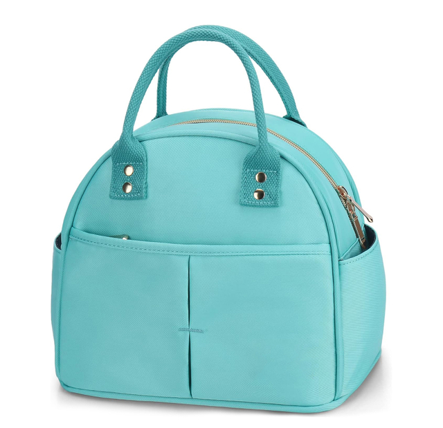 Fashion Cooler Lunch Box Portable Insulated Canvas Lunch Bag Thermal Food Picnic Tote Cooler Bag Lunch Bags