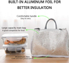Portable Lunch Bag Waterproof Insulated Canvas Cooler Bag Thermal Food Picnic lunch bag for kids