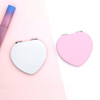 Wholesale Cute Makeup Mirror Handmade Custom Private Label Mirror Double-sided Folding Mini PU Mirrors