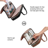 Large Capacity Travel Women Toiletry Bag Waterproof Hanging Mesh Cosmetic Makeup Bag With Compartments