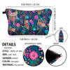 2024 New Custom Logo Fashion Design Pencil Bag Brush Storage Pouch Makeup Bag Travel Cosmetic Bag