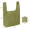 Heavy Duty Expandable Grocery Tote Bag Foldable Reusable Bolsas Compra Plegable 190t Polyester Foldable Grocery Shopping Bag