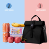 Custom Roll Top Closure Washable Kids School Food Storage Bags Reusable Women Men Work Insulated Tote Waxed Canvas Lunch Bag