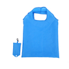 Foldable environmental friendly polyester reusable folding shopping bag