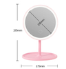 LED Makeup Mirror Portable Lighted Desktop Mirror USB Rechargeable Magnify Cosmetic Mirror LED Lights