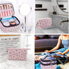 Factory Customization Simple Fashion Makeup Bag Transparent Design Portable Large Capacity High Quality Cosmetic Bag