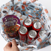 Promotional Light Weight Expandable Folding Nylon Tote Large Reusable RPET Polyester Foldable Grocery Shopping Bag
