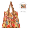 Custom Printing Logo Ripstop Machine Washable 190T Polyester Grocery Folding Tote Bag Reusable Rpet Foldable Shopping Bag