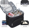 Extra Large Heavy Duty Reusable Tote Grocery Shopping Thermal Bag Customized Logo Eco Friendly Cooler Bag Insulated