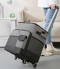 Large Capacity Portable Leakproof Picnic Camping Waterproof Insulated Collapsible Ice Trolley Rolling Cooler Bag With Wheels