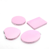 Wholesale Cute Makeup Mirror Handmade Custom Private Label Mirror Double-sided Folding Mini PU Mirrors