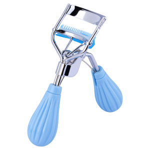 Professional Portable Mini Metal Eyelash Curler Electric Beauty Tool with Silicone Refill Pads Eye Makeup Packaged Plastic Box