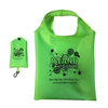 Foldable environmental friendly polyester reusable folding shopping bag