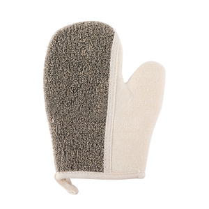 High Quality Body Scrub Gloves Loofah and Sponge Exfoliating Bath Mitt With Peeling Function