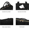 Large Capacity Travel Women Toiletry Bag Waterproof Hanging Mesh Cosmetic Makeup Bag With Compartments