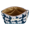 New Products Useful Fashion Eco Canvas Makeup Bags Plain Cotton Zipper Custom Cosmetic Bag With Custom Logo