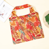 Custom Printing Logo Ripstop Machine Washable 190T Polyester Grocery Folding Tote Bag Reusable Rpet Foldable Shopping Bag