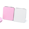 Wholesale Cute Makeup Mirror Handmade Custom Private Label Mirror Double-sided Folding Mini PU Mirrors