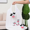 Innovative Product Circle Rotary Folding Receiving Bag Portable Large Nylon Reusable Foldable Shopping Bag