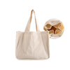 High Quality Custom Canvas Cotton Tote Shopping Bag Fashionable Portable Calico Shopper with Logo Printed