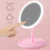 LED Makeup Mirror Portable Lighted Desktop Mirror USB Rechargeable Magnify Cosmetic Mirror LED Lights