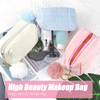 Promotion gift travel accessories fur pink cosmetics travel bag wholesale custom makeup bag pouch for girls mini cosmetics bag
