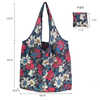 Custom Made Fashion Design Eco Ripstop Grocery Carry Packaging Foldable Recycle Reusable Nylon Fabric Shopping Bag With Logo