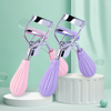 Professional Portable Mini Metal Eyelash Curler Electric Beauty Tool with Silicone Refill Pads Eye Makeup Packaged Plastic Box