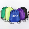 Custom logo promotional printing sport drawstring bag gym backpack bag drawstring gym cinch String bag