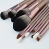 Custom Factory High Quality Mini Travel Size Cosmetic Make-up Brush Portable Short Foundation Vegan Make up Brush Set