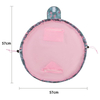 Women Polyester Capacity Lazy Drawstring Cosmetic Bag Travel Storage Pouch Makeup Bag