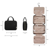 Large Capacity Travel Women Toiletry Bag Waterproof Hanging Mesh Cosmetic Makeup Bag With Compartments