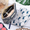 New Products Useful Fashion Eco Canvas Makeup Bags Plain Cotton Zipper Custom Cosmetic Bag With Custom Logo