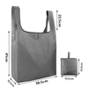 Heavy Duty Expandable Grocery Tote Bag Foldable Reusable Bolsas Compra Plegable 190t Polyester Foldable Grocery Shopping Bag