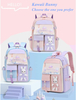 2024 girls logo student cartoon mochilas custom bookbags book children schoolbag backpack kids bag School Bags