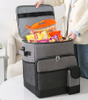 Large Capacity Portable Leakproof Picnic Camping Waterproof Insulated Collapsible Ice Trolley Rolling Cooler Bag With Wheels