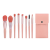 Best Selling 8pcs/set Custom Logo Mini Makeup Brushes Beauty Tools with Plastic Handle for Face Use for Girls