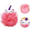 Eco-friendly Soft Mesh Baby Body Bath Cartoon Sponge Shower Puff Kids Cleaning Sponge