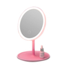 LED Makeup Mirror Portable Lighted Desktop Mirror USB Rechargeable Magnify Cosmetic Mirror LED Lights