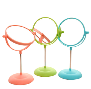 Vintage Rose Flower Shape Lady Handheld Cosmetic Mirror Wholesale Makeup Mirror