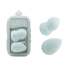 Wholesale Custom Logo Latex-Free Egg Foundation Blender Makeup Sponge Set Smooth Beauty Makeup Sponge
